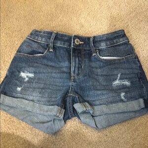 🌈4/$25🌈 Blue Jean Shorts with Distressed Cuffed Hem